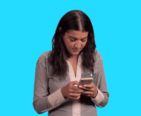 Hold On No GIF by Originals Abbildung des kostenlosen Starterguides für (teil-)selbständige Frauen in der Schweiz.
